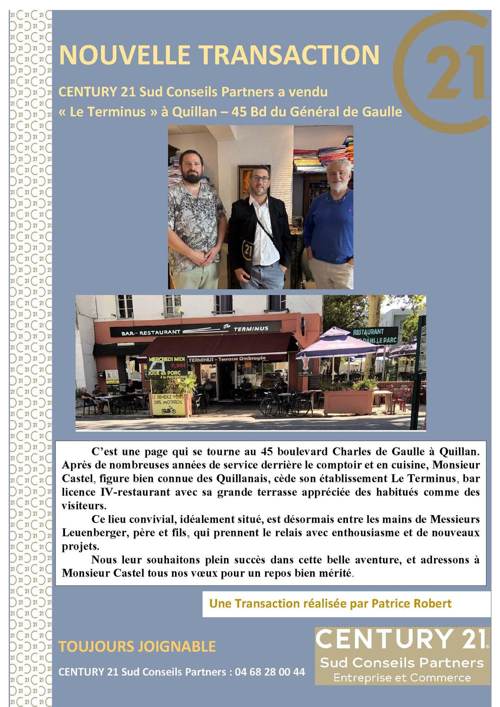 Nouvelle transaction