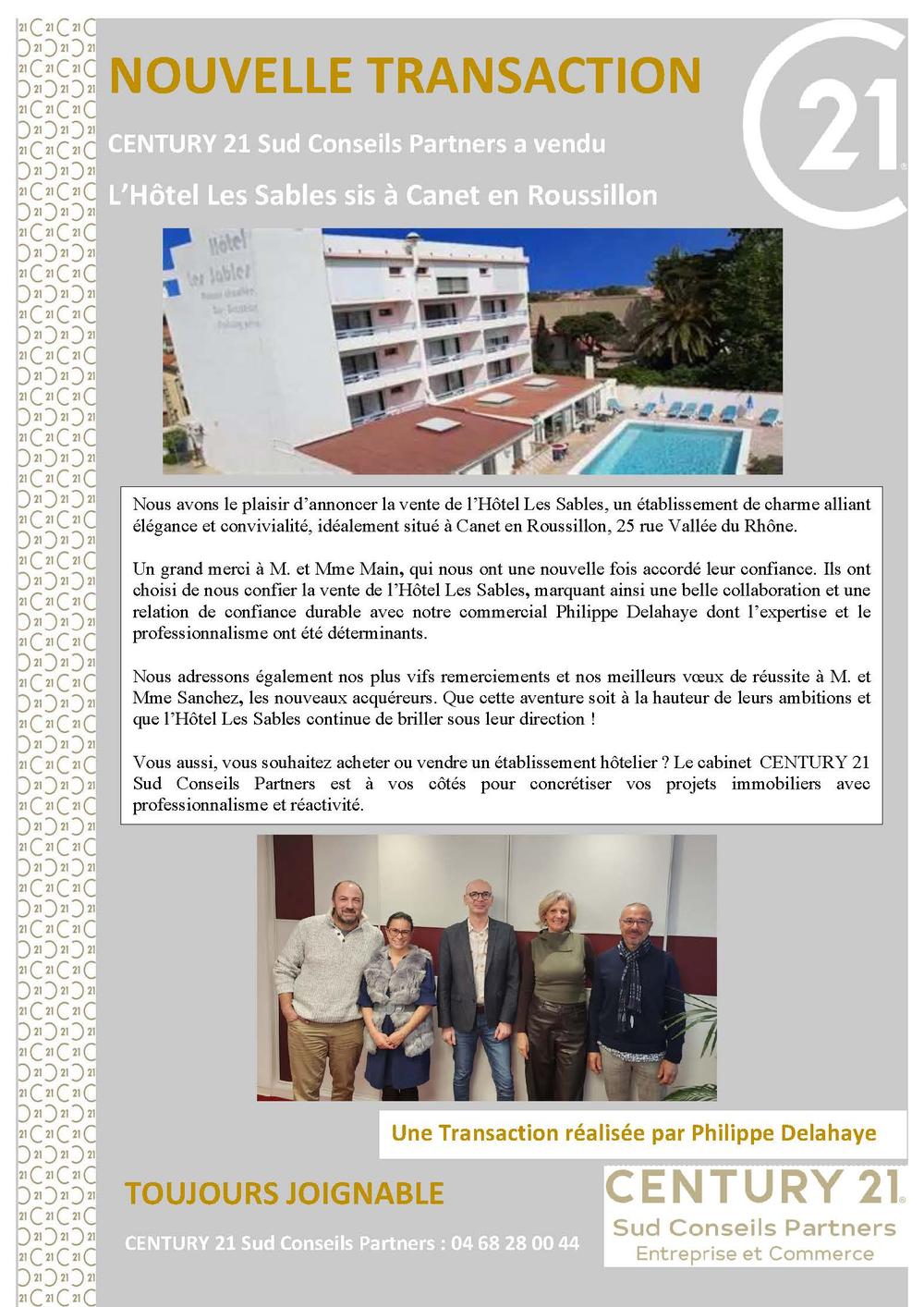 Nouvelle transaction