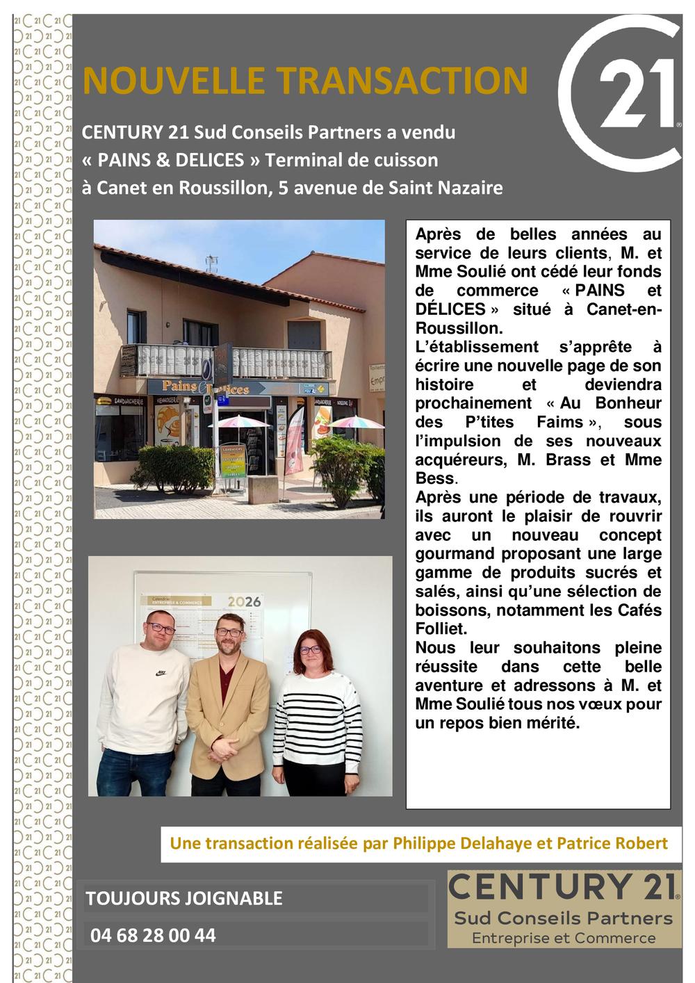 Nouvelle transaction