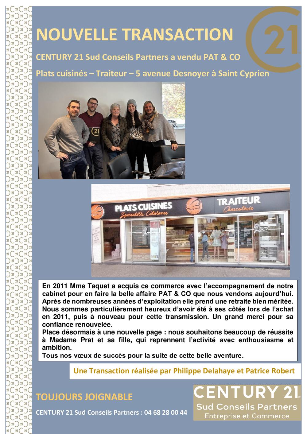 Nouvelle transaction